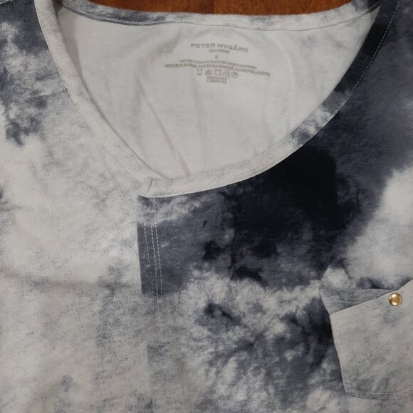 Asymmetrical artsy tie dye y2k relaxed fit top - Picture 6 of 11